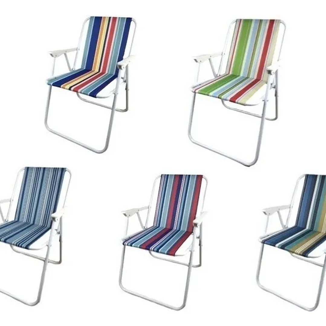 SILLAS DE PLAYA VARIEDAD DE COLORES 1