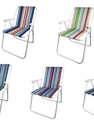 SILLAS DE PLAYA VARIEDAD DE COLORES