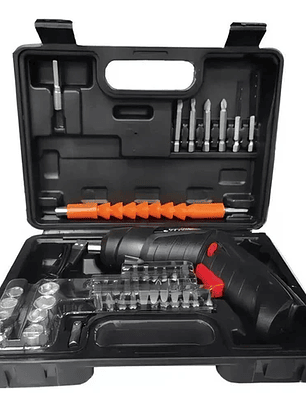 Maleta Taladro Destornillador Inalámbrico 45 PIEZAS
