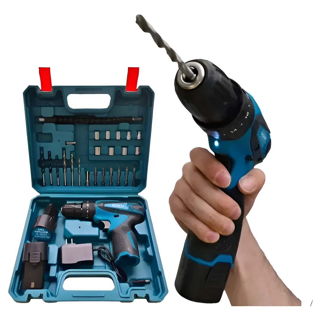 Taladro Destornillador Eléctrico Recargable 1