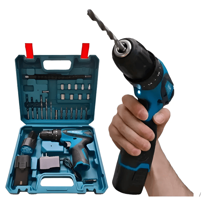 Taladro Destornillador Eléctrico Recargable 1