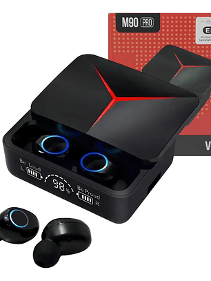 Audífonos Inalámbricos M90 PRO Bluetooth 5.3 Touch Cancelación Sonid Color Negro