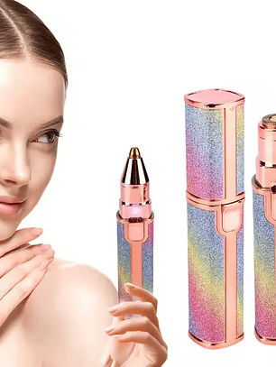 Depiladora Facial Portátil 2 En 1 Recargable -cejas Y Facial Tornasolado