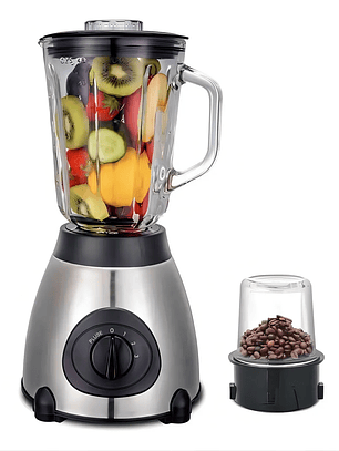Licuadora Multifuncional De Vidrio 2 En 1 Picadora Juguera