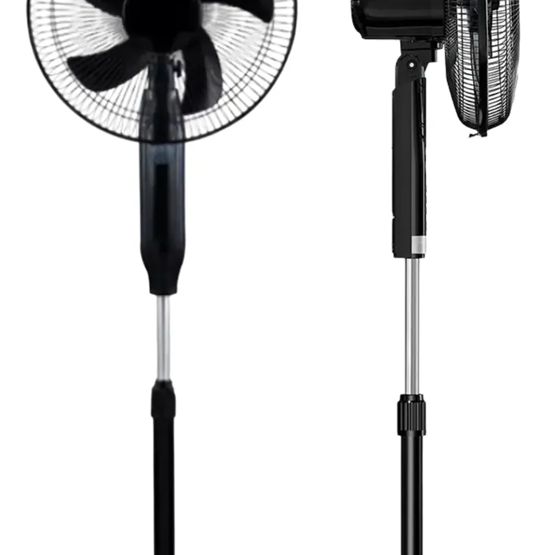 Ventilador De Pedestal 16 Pulgadas 3 Velocidades Silencioso 40.64 Cm Negro 1