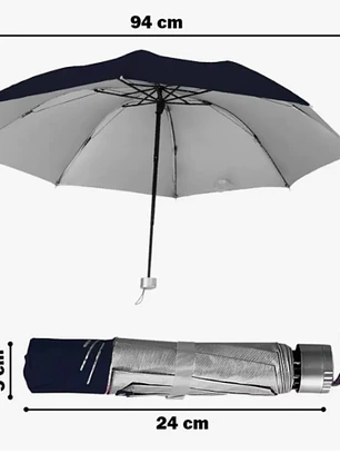 Paraguas De Cartera Plegable + Funda