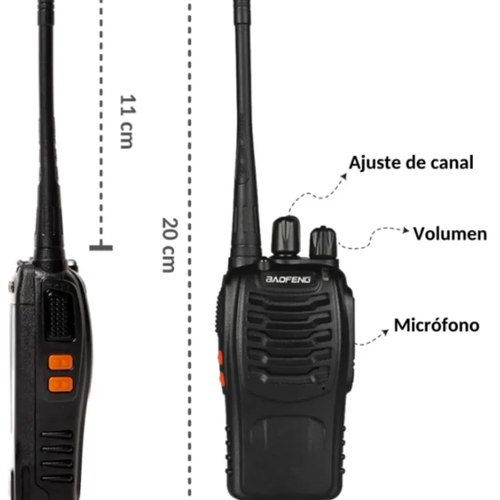 Radios Transmisor Baofeng Bf-888s Profesional 2