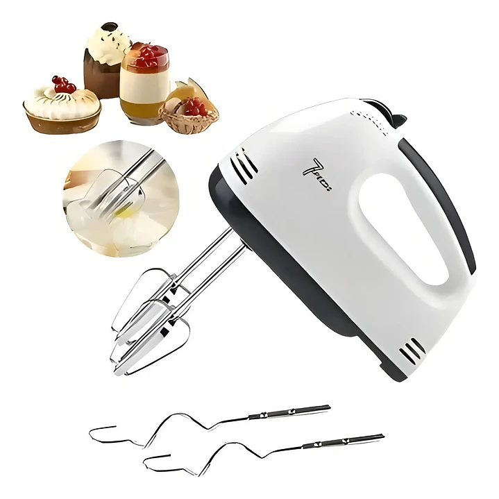 Batidora de Mano Scarlett HE-133 7 Velocidades 180W Repostería Blanca 2