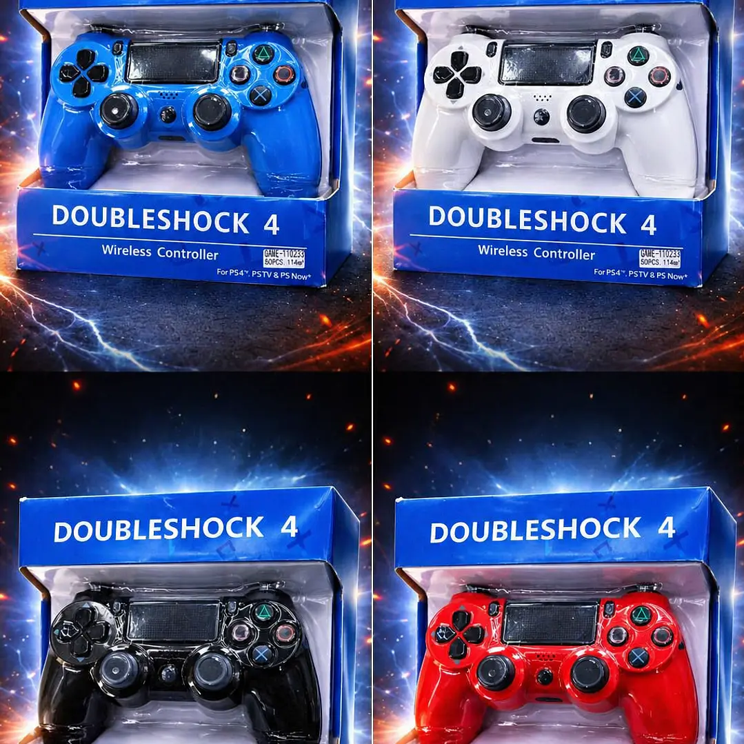 Joystick inalámbrico Double motor Vibration 4 Wireless controller 2