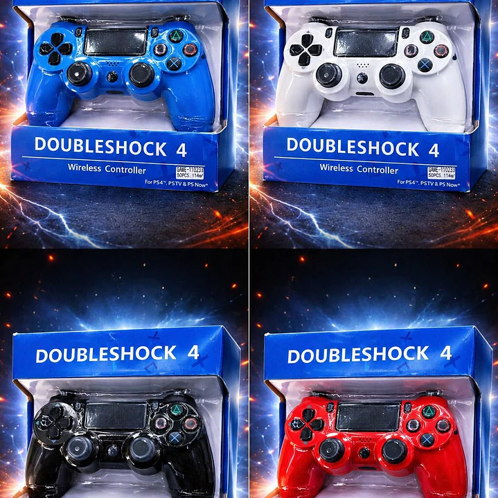 Joystick inalámbrico Double motor Vibration 4 Wireless controller 2