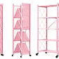 Estante Plegable Multicolor Metal 5 Niveles Con Ruedas colores - Miniatura 2