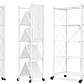 Estante Plegable Multicolor Metal 5 Niveles Con Ruedas colores - Miniatura 4