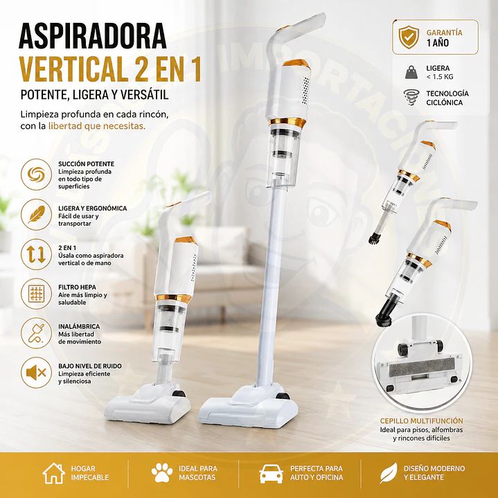 Aspiradora Doméstica De Alta Potencia B Wirelle 4001 1