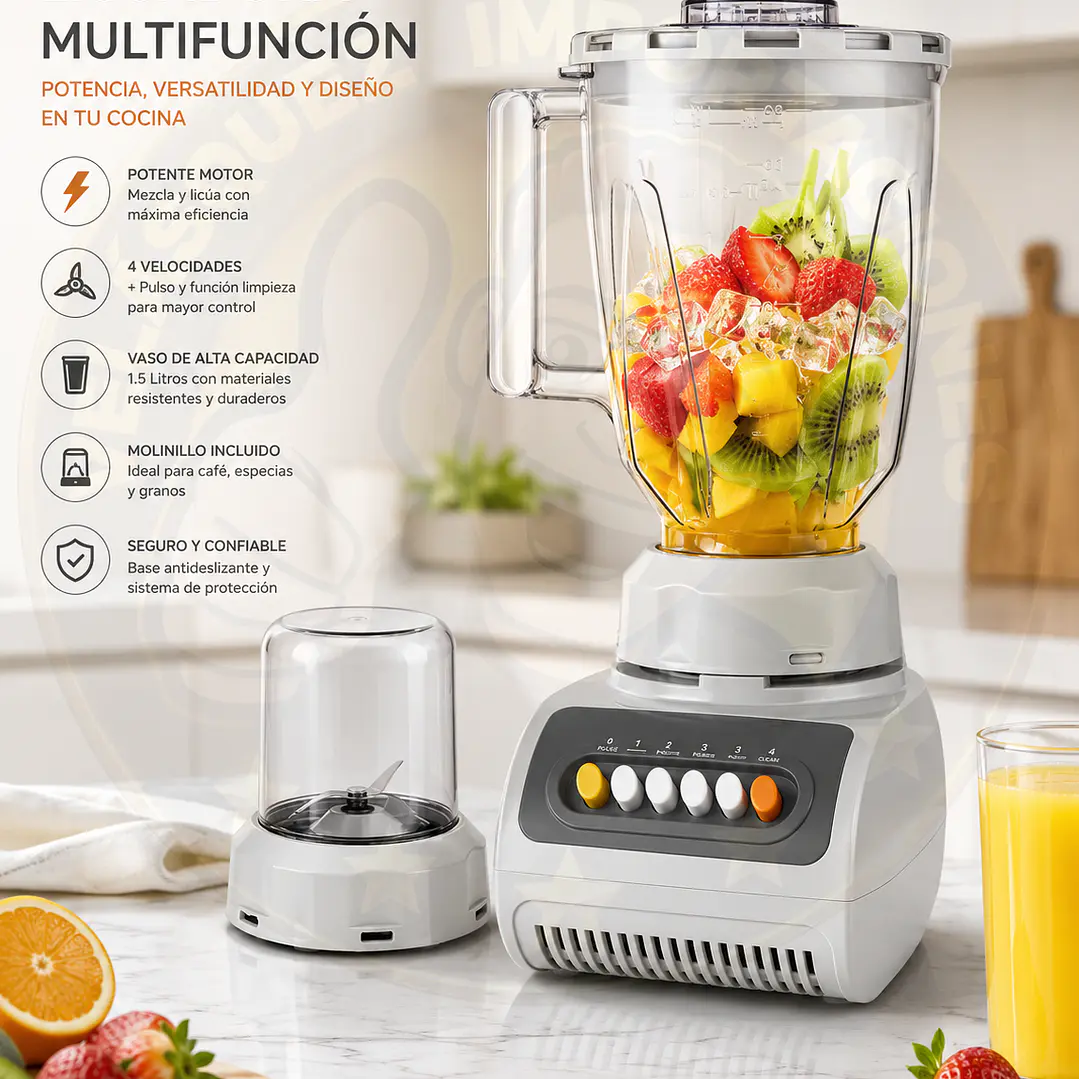 Licuadora Blender Picadora Juguera Eléctrico 300w Juguera 1