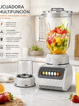 Licuadora Blender Picadora Juguera Eléctrico 300w Juguera