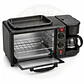 Desayunador 3 En 1 Horno Cafetera Sarten Color Negro - Miniatura 2