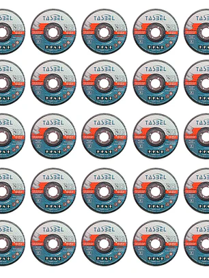Disco Corte De Metal Acero 115 X 1 X 22.2 Mm 25 Unid TASBEL (Pack 25)