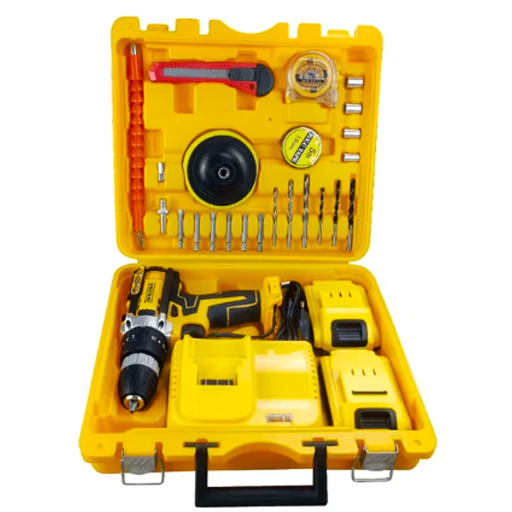 Taladro Inalambrico Set Kit Herramientas Bricolaje Tasbel 1