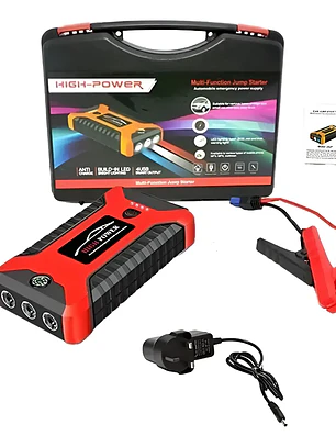 Arrancador de Batería VENTIMAKU 12V para Autos Motores Hasta 2.0 con USB
