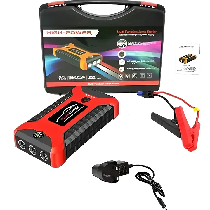 Arrancador de Batería VENTIMAKU 12V para Autos Motores Hasta 2.0 con USB 1