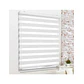 Cortinas Roller Dúo 100 X 180 Blanco y Cafe - Miniatura 1