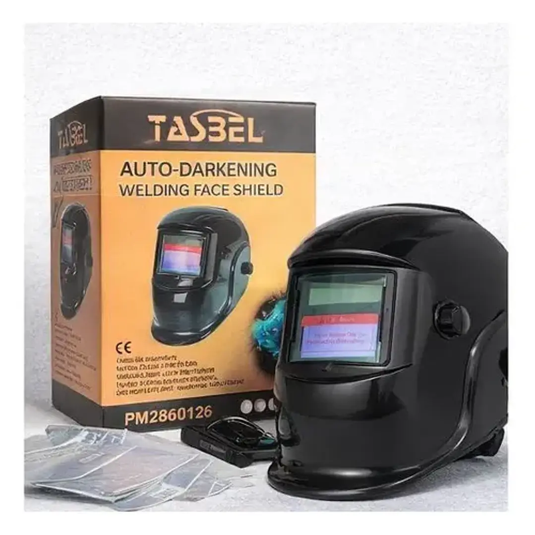 Casco Soldar Fotosensible Panel Mascara Profesional Uv Abs+ 1