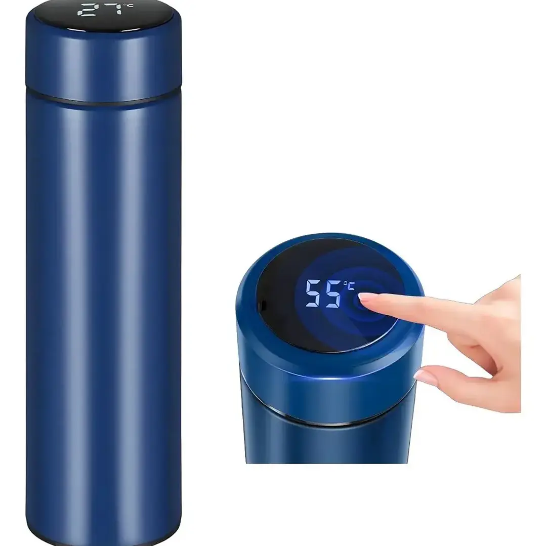 Termo Inteligente con Sensor Digital para Temperatura de Acero Inoxidable 500ml 1
