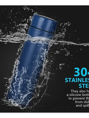 Termo Inteligente con Sensor Digital para Temperatura de Acero Inoxidable 500ml