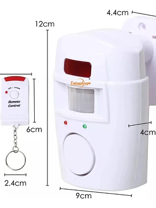 Alarmas Sensor De Movimiento Inalambrica con control remoto seguridad hogar y oficina