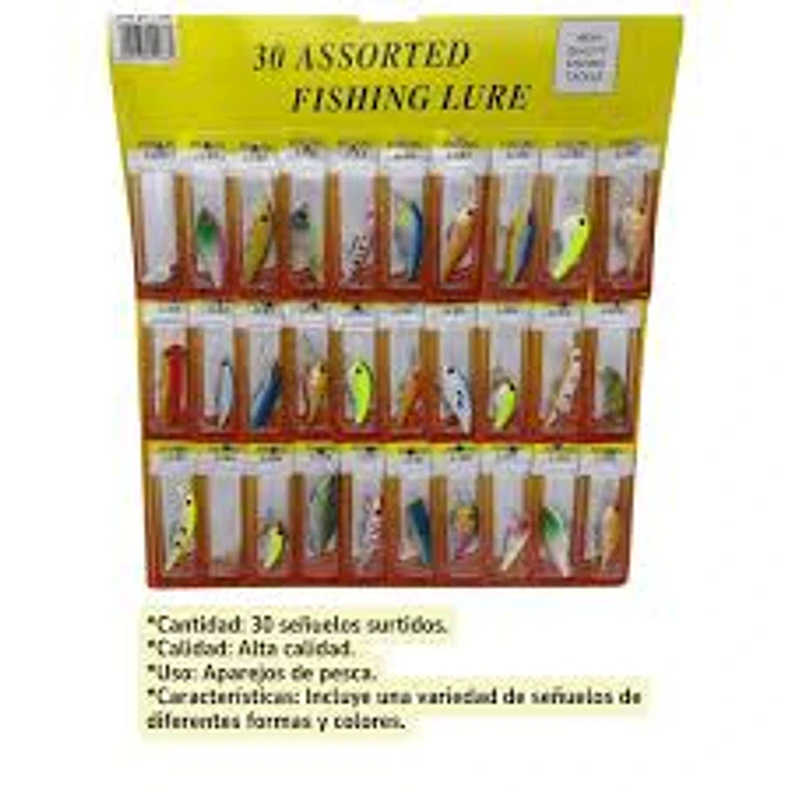 Set De Cucharas #3 Señuelos De Pesca Rio Y Lago 30 Unidades 1