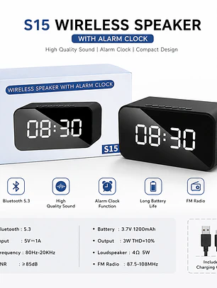 Reloj Despertador Parlante