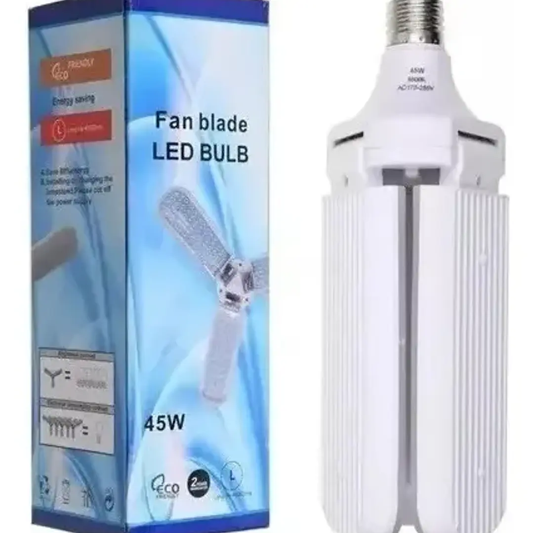 Ampolleta Alto Brillo 3 Aspa Bajo Consumo Plegable 2