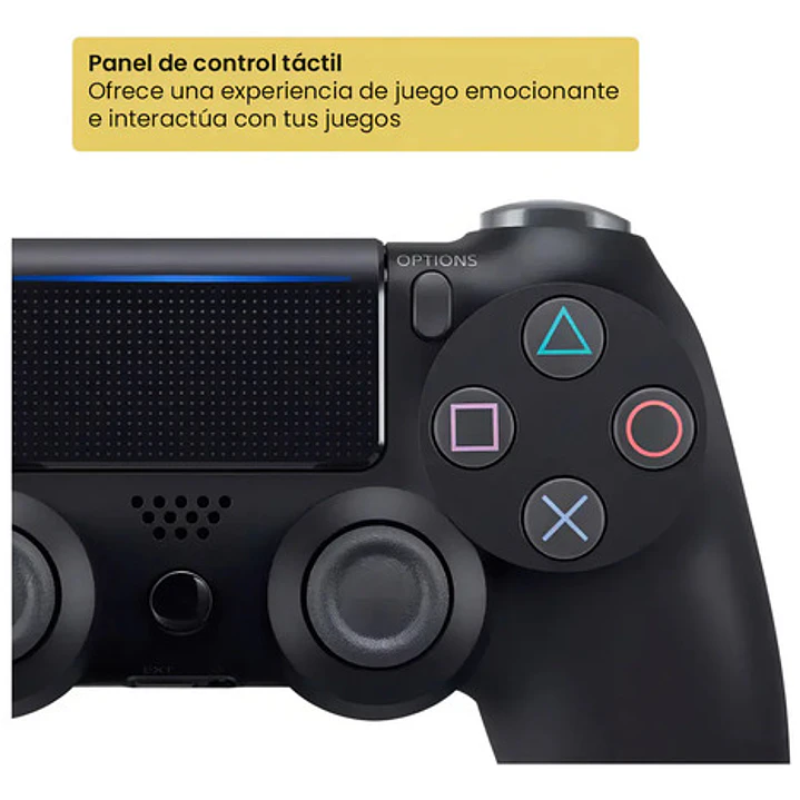 Control Joystick Inalámbrico Doble Shock P4 Negro Levo 4