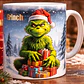 Taza Grinch Navideña con Caja de Regalo - Miniatura 2
