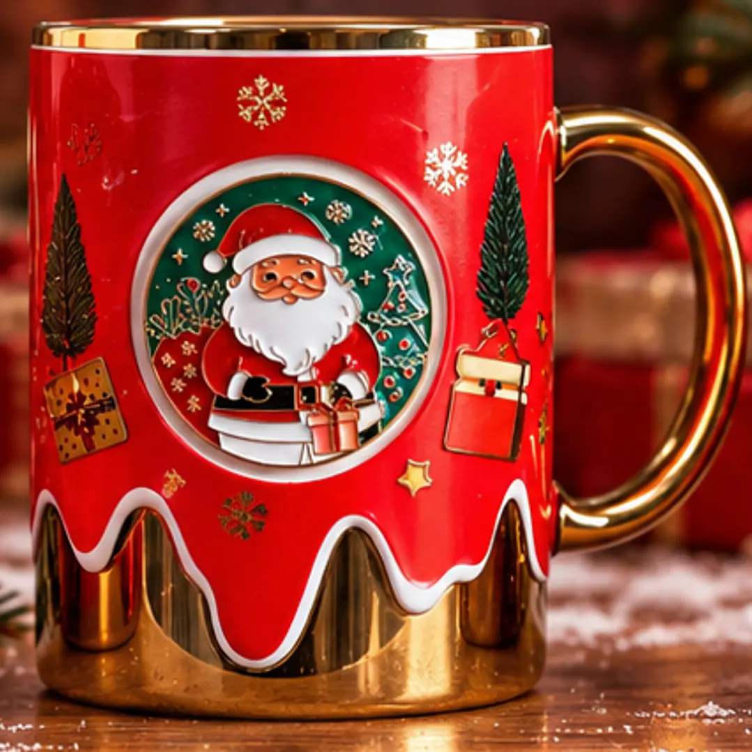 Taza Navideña Premium Santa Claus 4