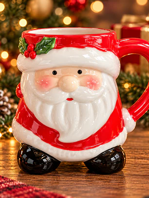 Taza Navideña Santa Claus