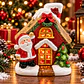 Villa Navideña con Santa Claus - Miniatura 2