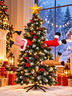 Patas Decorativas Navideñas