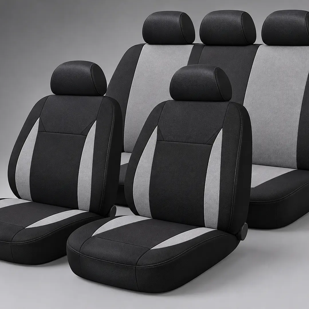 Funda Cubre Asiento Tela Set 5 Asientos 5