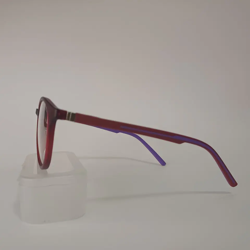 Redondeado acetato bicolor 4