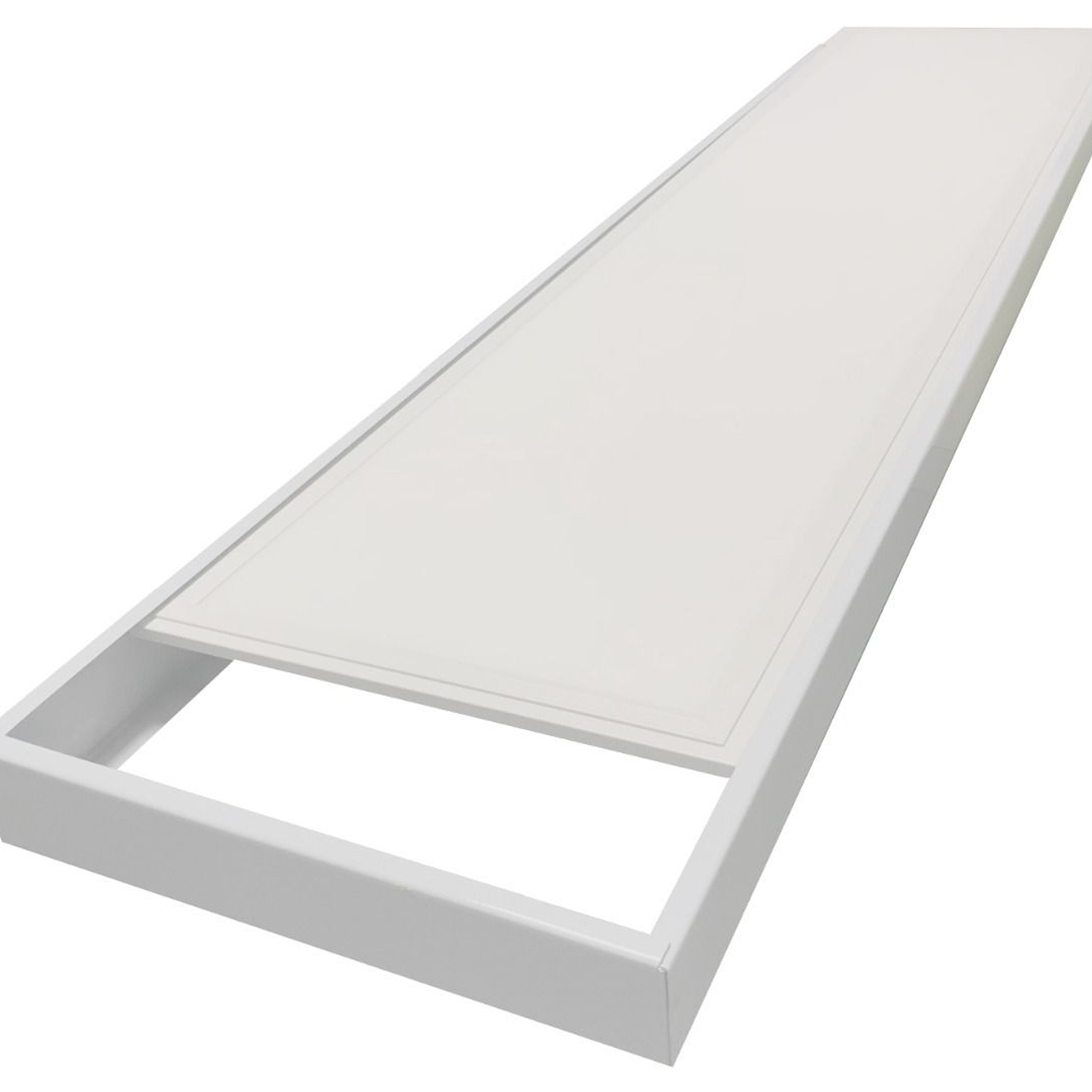 BASE PARA SOBREPONER PANEL LED 120X30 ALUMINIO/PVC V-PLB-5102 1