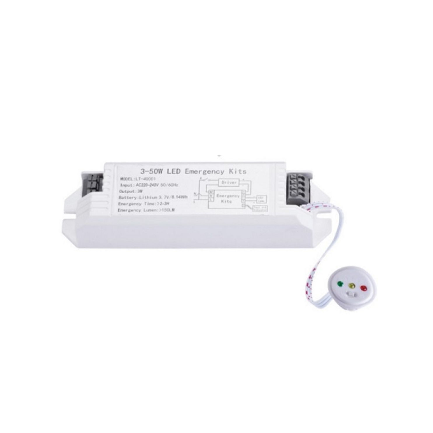 KIT INTEGRADO DE EMERGENCIA 3-50W 1