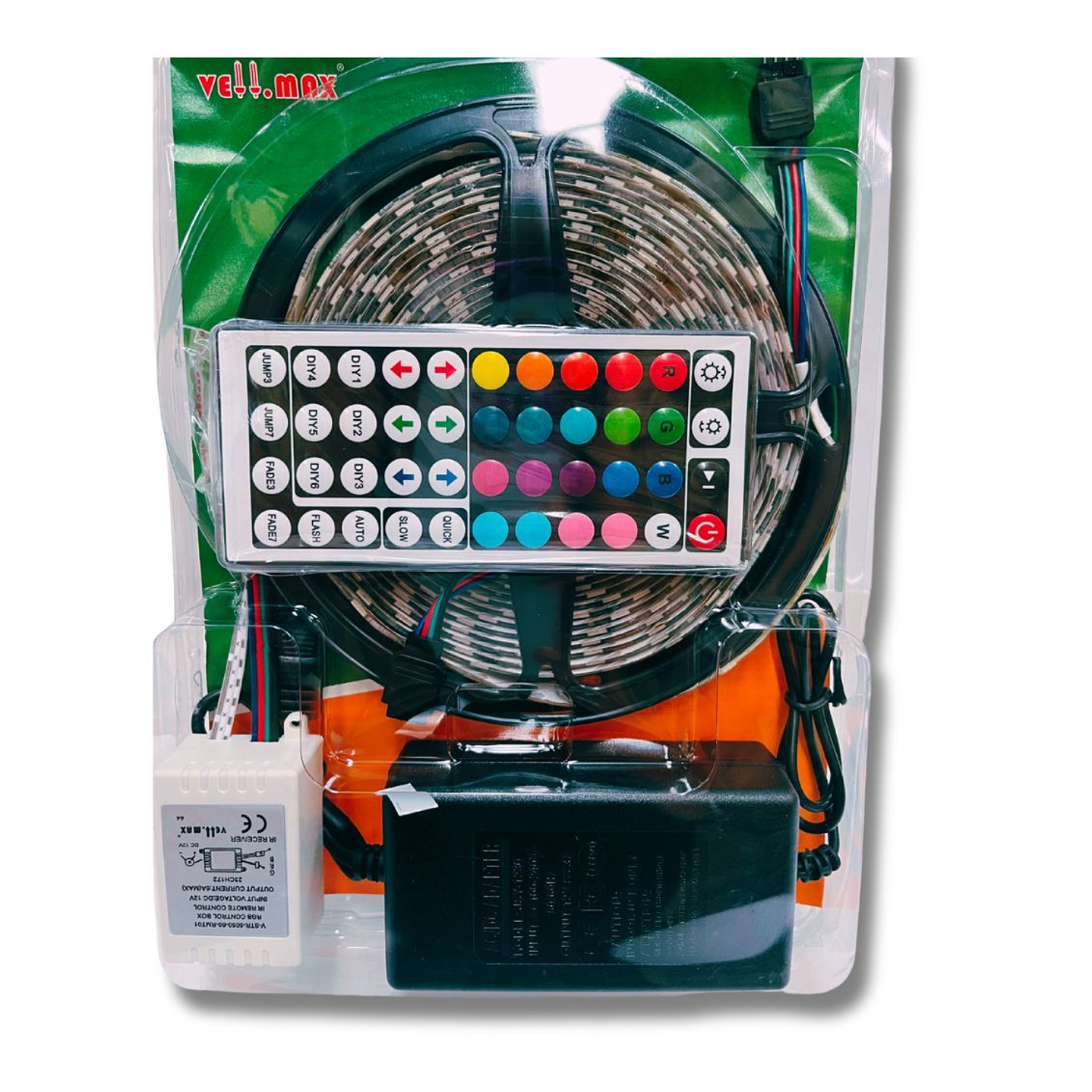 KIT CINTA LED 5050 RBG 5MTS V-STR-5050-60-RMT01 1