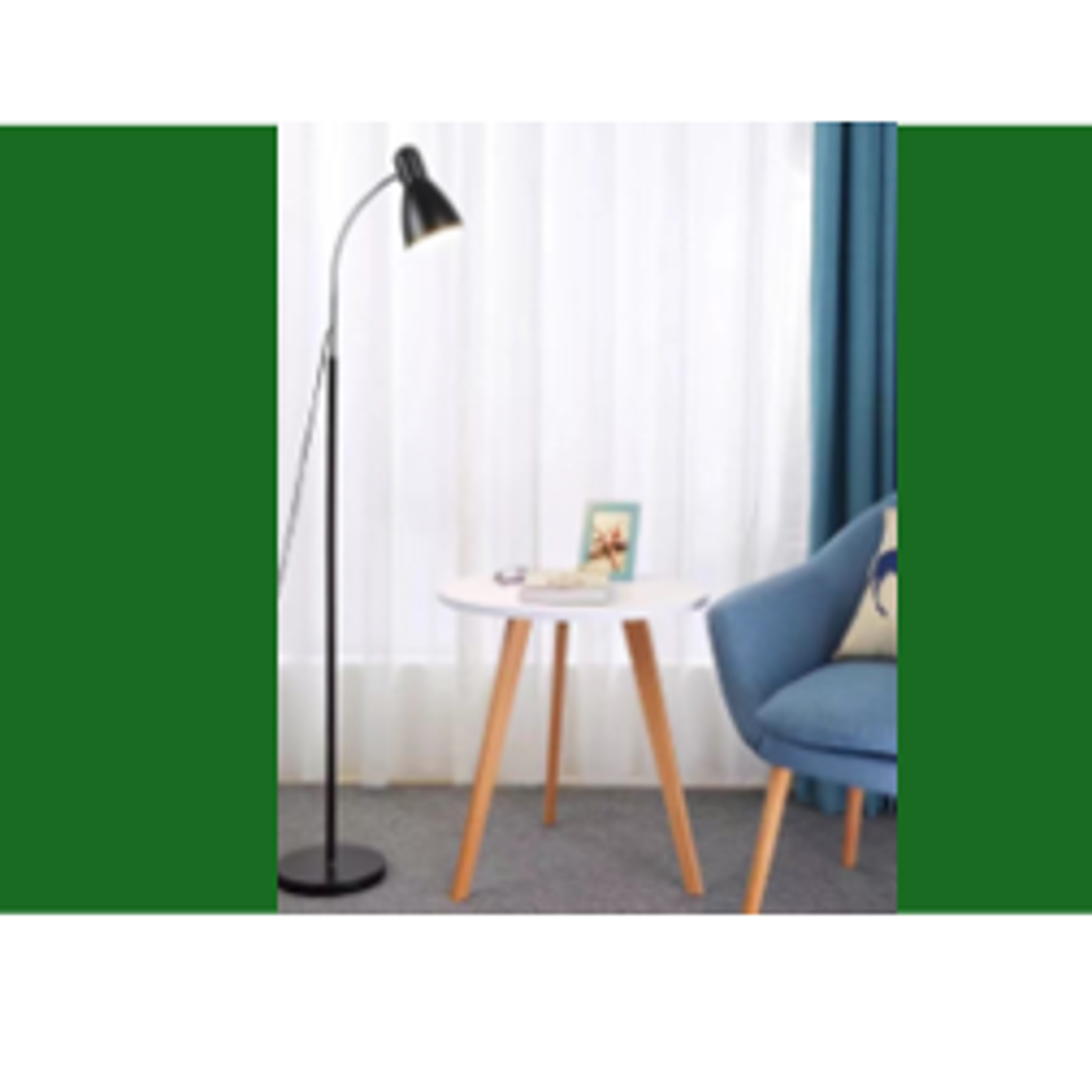 LAMPARA DE PISO NEGRA 1