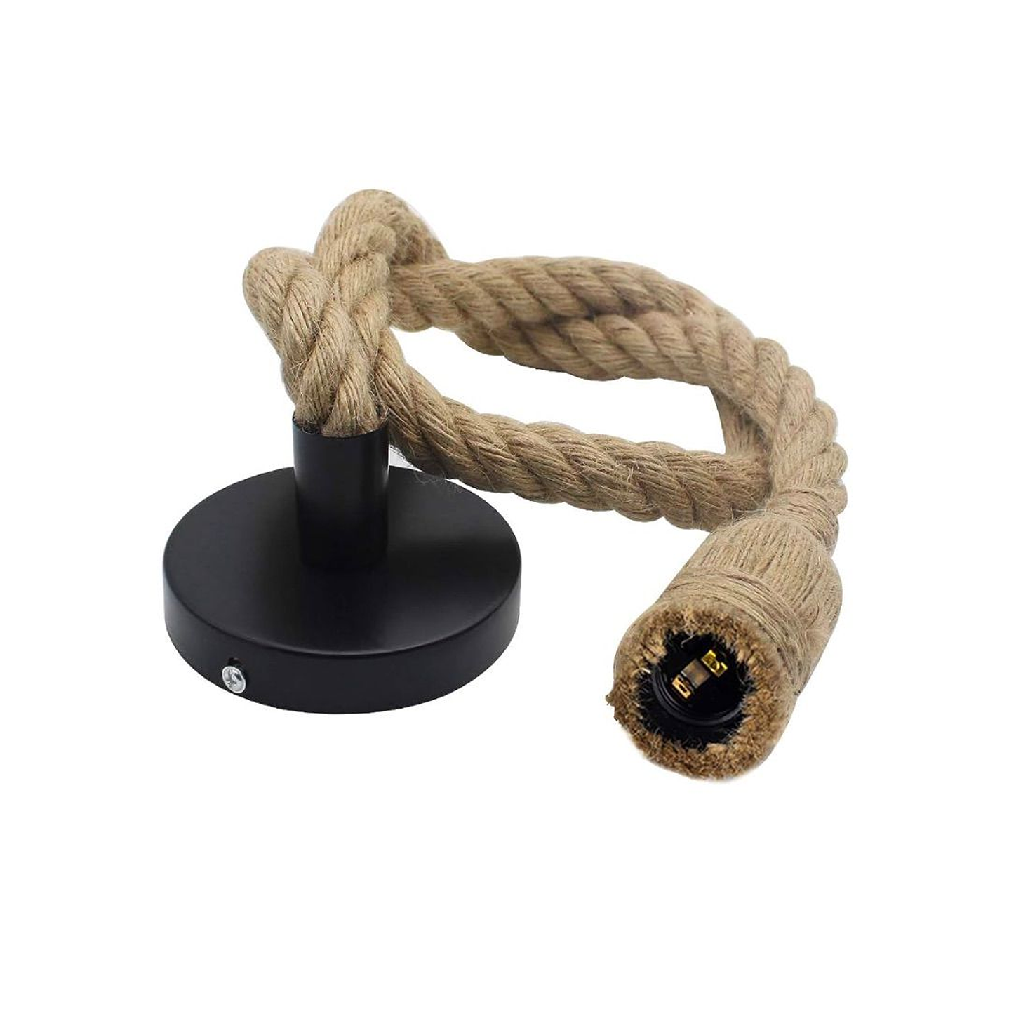 COLGANTE SOQUETE CAÑAMO E27 1