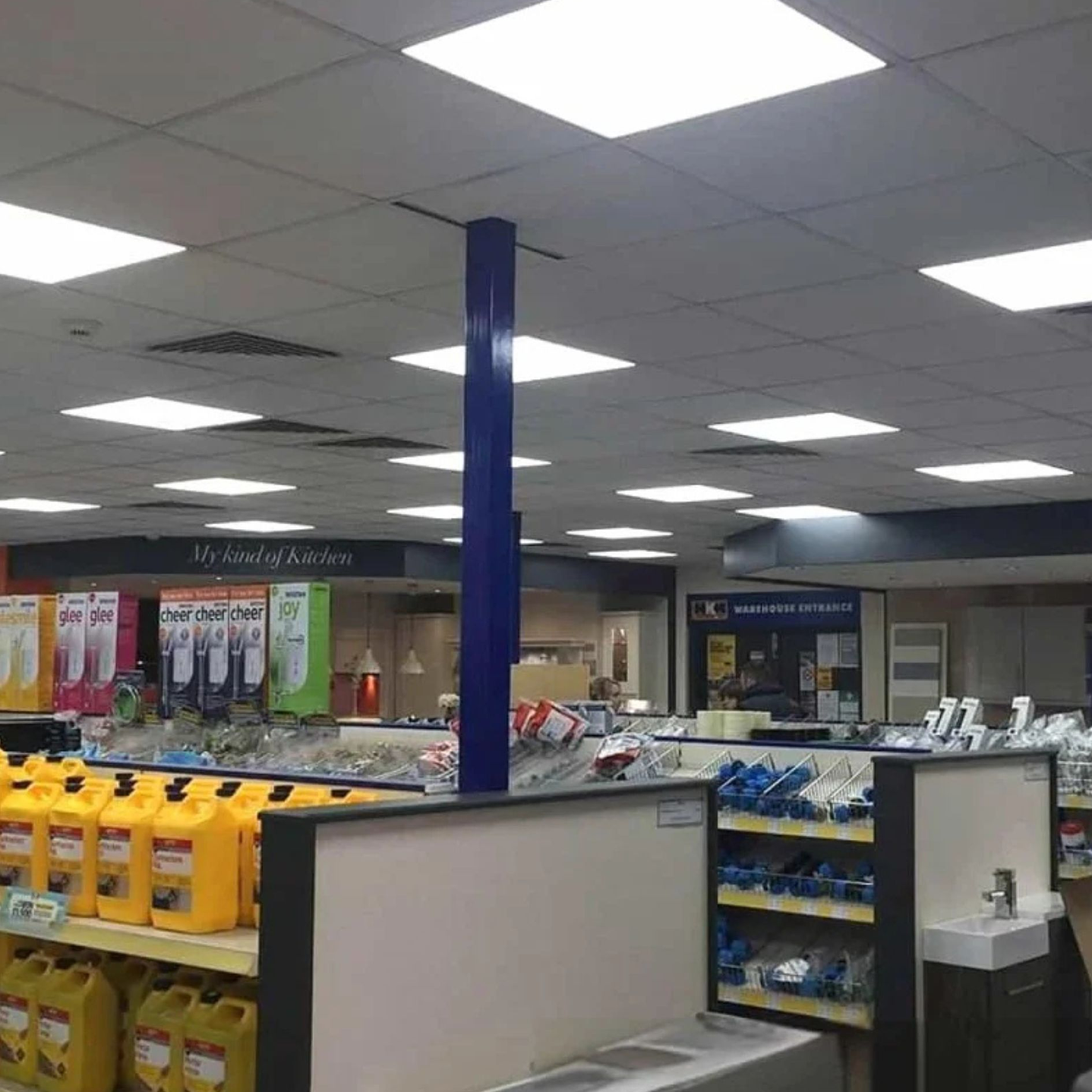 PANEL LED EMBUTIDO 603x603MM 54W 6500K AVC A-PLB-3048 4