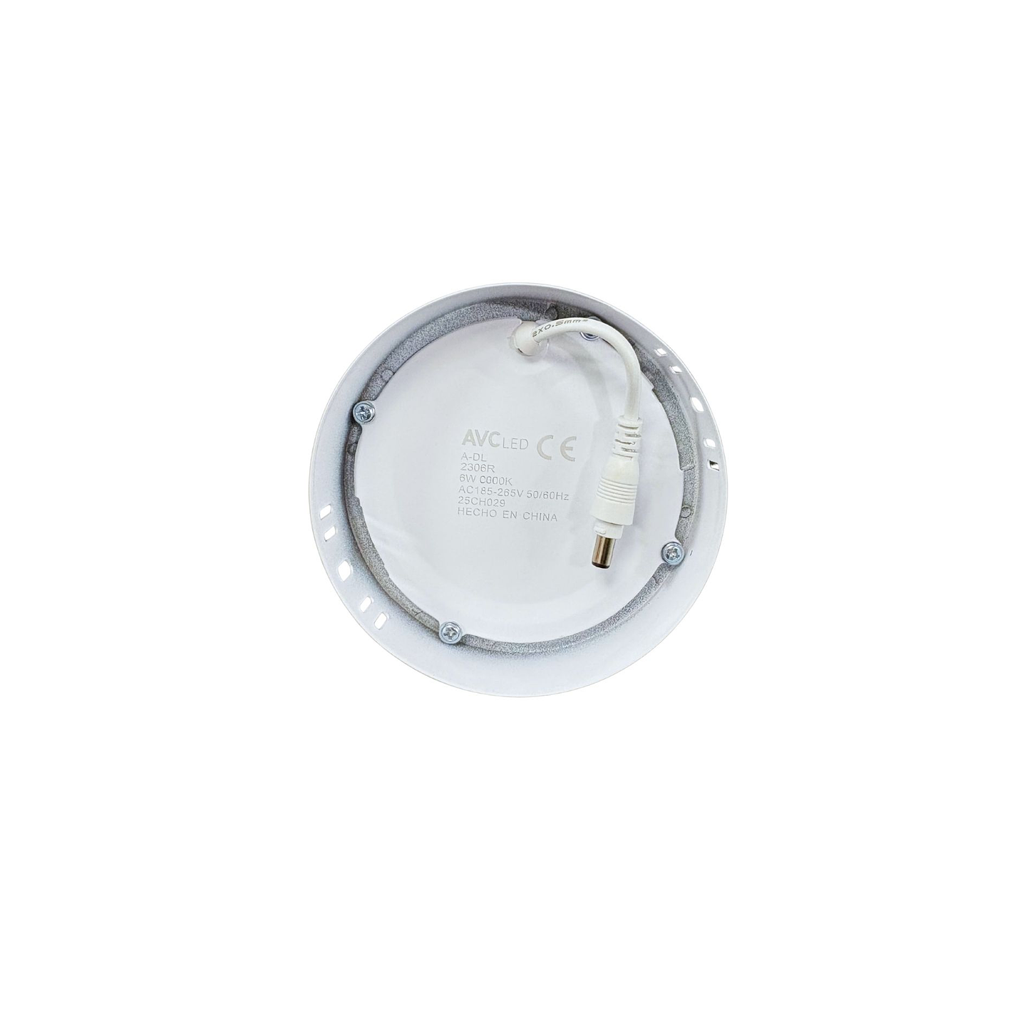 PANEL LED REDONDO SOBREPUESTO 6W 3000K AVC A-DL-2306R  5