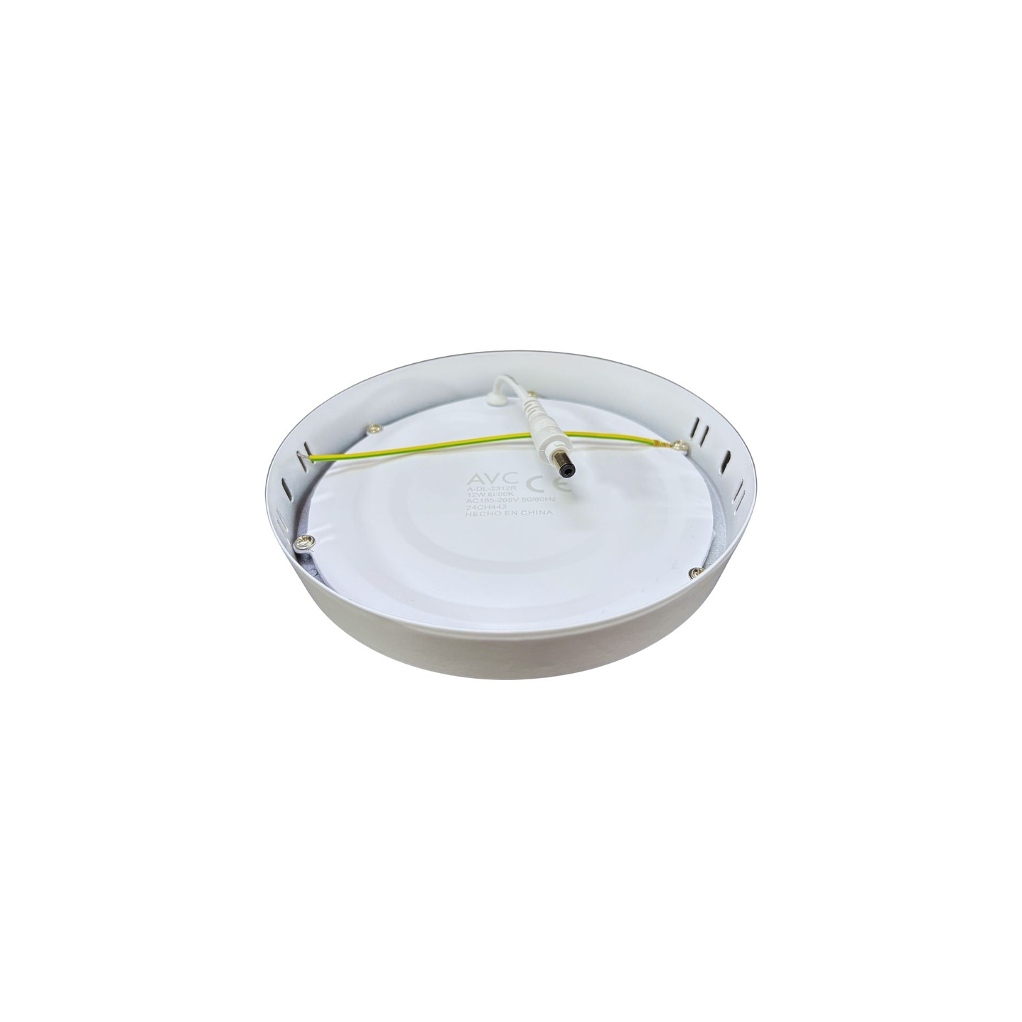 PANEL LED REDONDO SOBREPUESTO 12W 3000K AVC A-DL-2312R 3