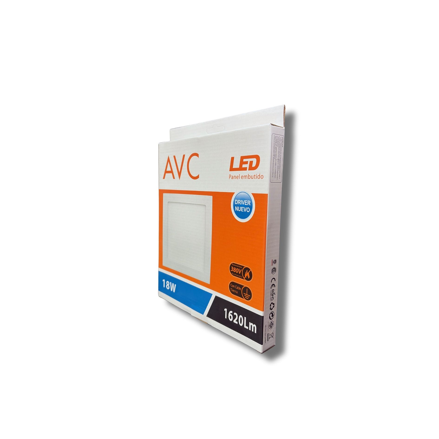 PANEL LED CUADRADO EMBUTIDO 18W 3000K AVC A-PLS-1318S 2