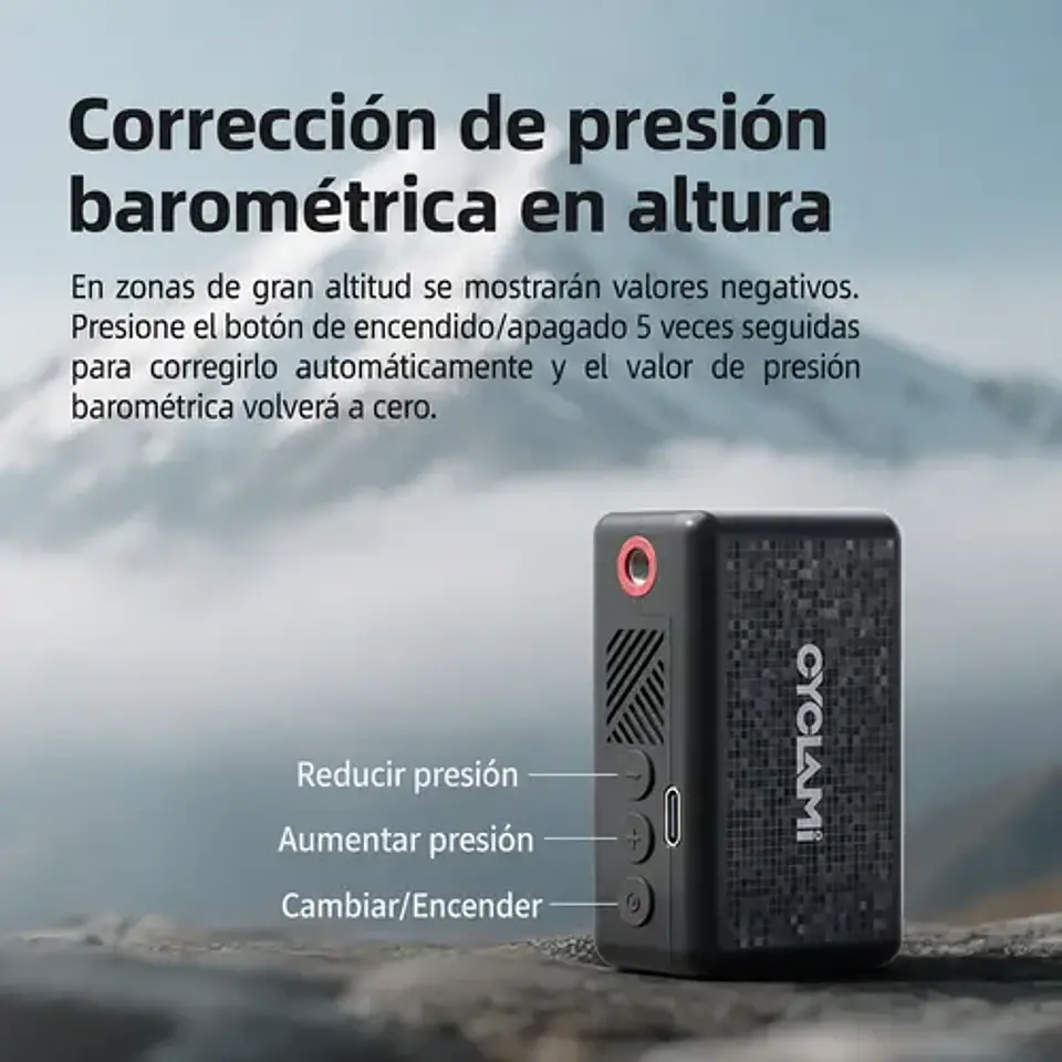 Mini Bomba De Aire Portatil Bicicleta Cyclami Am6 130psi 3